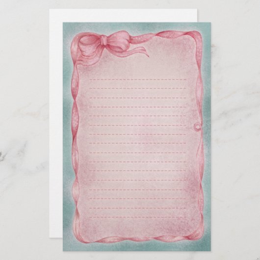 Papeterie Romance du Ruban (Devant / Derrière)