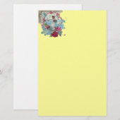 Papeterie ROMANTİCA, rouge rose jaune (Devant / Derrière)
