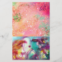 ROMEO ET JULIET, MONOGRAMME D'OR ROSE SPARKLES