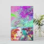 PAPETERIE ROMÉO ET JULIET, PARKLES D'OR BLEU TURQUOISE (Debout devant)