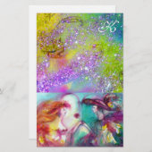 PAPETERIE ROMEO ET JULIET, PARKLES D'OR VERT PURPLE (Devant / Derrière)