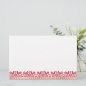 Papeterie Rooster cross-stitch (Debout devant)