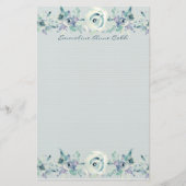 Papeterie Rose Blue Mountain personnalisé (Devant)