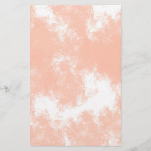 Papeterie rose de corail en pastel de mariage
