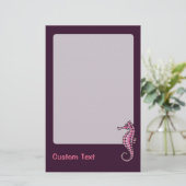 Papeterie Rose de Seahorse (Debout devant)
