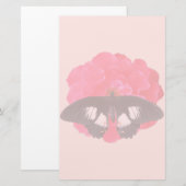 Papeterie Rose et Swallowtail (Devant / Derrière)