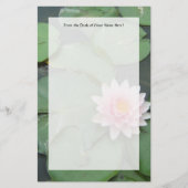 Papeterie Rose et vert Lily Pad jolie photo (Devant)