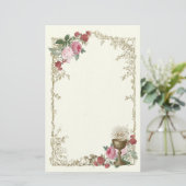 Papeterie Rose eucharistique catholique et communion de Chal (Debout devant)