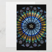 Papeterie rose fenêtre cathédrale strasbourg (Devant / Derrière)