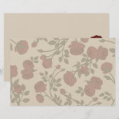 Papeterie Rose Florentina (Devant / Derrière)