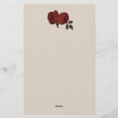 Papeterie Rose Florentina (Dos)