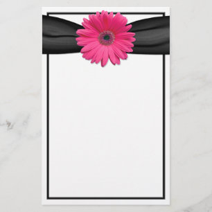 Papeterie rose Gerbera Daisy