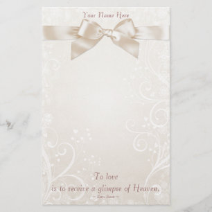 Papeterie Rose Heart Flourish