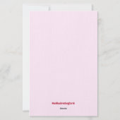 Papeterie rose Heureuse Sainte-Valentin (Dos)