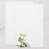 Papeterie Rose jaune (Devant / Derrière)