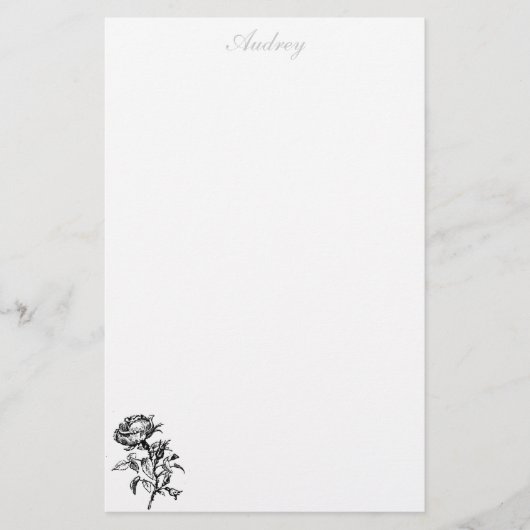 Papeterie rose - Personnalisée (Devant)