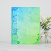 Papeterie Rose Rêveuse (Bleu/Vert) (Debout devant)