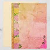 Papeterie Rose Rêveuse (Rose/Violet) (Devant / Derrière)
