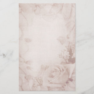 Papeterie Rose romantique vintage