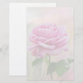 Papeterie Rose rose (Devant / Derrière)