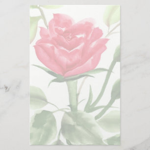 Papeterie Rose rouge