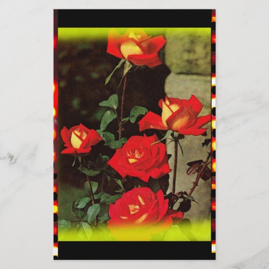 Papeterie Rose vintage (Devant)