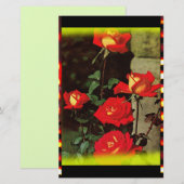 Papeterie Rose vintage (Devant / Derrière)