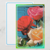 Papeterie Rose Vintage (Devant / Derrière)