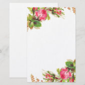 Papeterie Roses (Devant / Derrière)
