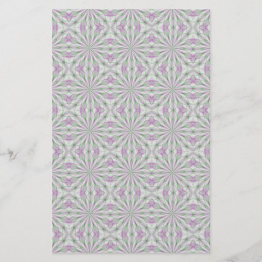 Papeterie Rosettes de Noël rose et vert (Devant)