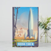 Papeterie Ross 128 B Affiche de science-fiction (Debout devant)