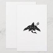 Papeterie Roupie de forme grue (Devant / Derrière)