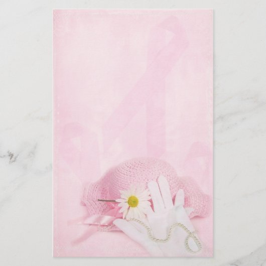 Papeterie Rubans roses (Devant)