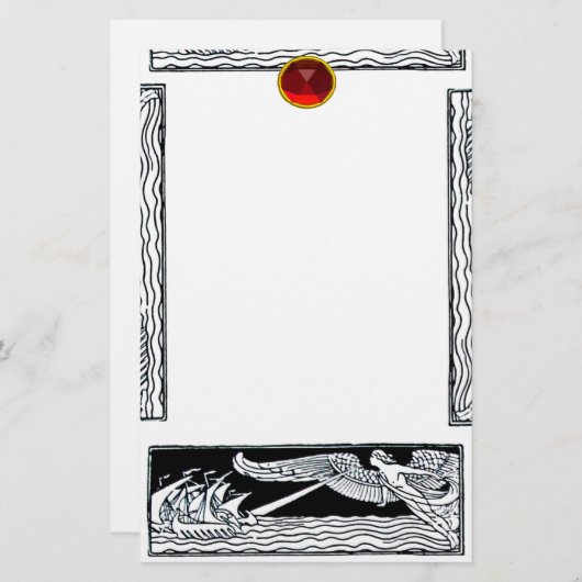 PAPETERIE RUBY DE VOYAGE ANTIQUE (Devant / Derrière)