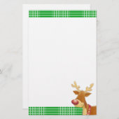 Papeterie Rudolph and Green Plaid (Devant / Derrière)