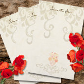 Papeterie Rustic Baroque Floral Mexican Sacred Heart