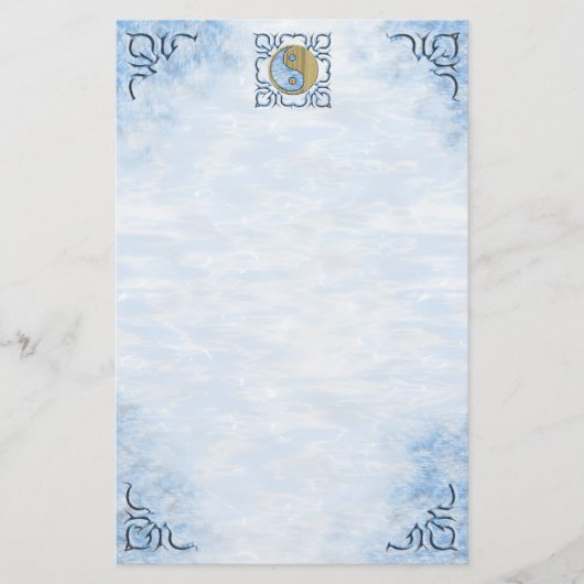 Papeterie Sable et eau de la tribu Yin Yang (Devant)