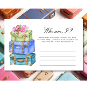 Papeterie Sacs de voyage - Qui suis-je jeu de Baby Shower de