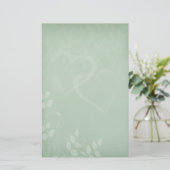 Papeterie Sage Vert Vintage (Debout devant)
