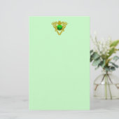 PAPETERIE SAINT PATRICK'S CELTIC HEART, SHAMROCK (Debout devant)