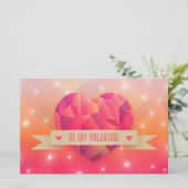 Papeterie Saint Valentin Amour romantique moderne (Debout devant)