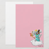 Papeterie Saint-Valentin Fumée Gris Cat croustillant (Devant / Derrière)