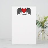 Papeterie Saint-Valentin gothique (Debout devant)