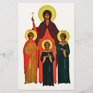 Papeterie Sainte Sophie et ses filles les vertus éternelles