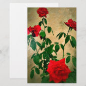 Papeterie Salutations, Roses d'Amour_ (Devant / Derrière)