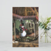 Papeterie Salutations Snowman (Debout devant)