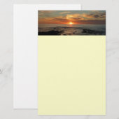 Papeterie San Diego Sunset II California Seascape (Devant / Derrière)