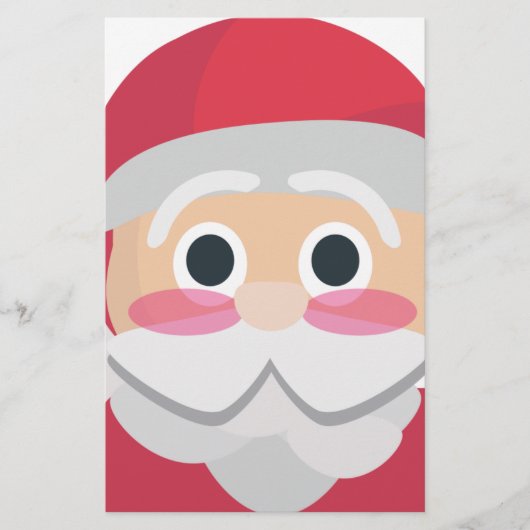 Papeterie santa claus emoji (Devant)
