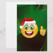Papeterie santa claus emojis (Devant / Derrière)