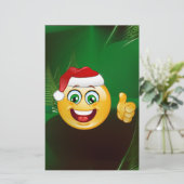 Papeterie santa claus emojis (Debout devant)